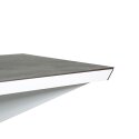Cornilleau Tischtennisplatte Origin Outdoor "Play-Style" Medium, White Frame, Lightgreystone, ohne Linie