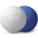 Sportime® Kickerball "Heavy", 36 mm / 32 g Weiß
