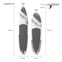 Sportime® Aufblasbares SUP Set "Seegleiter Pro" in 2 Größen 10'8 Allround Board
