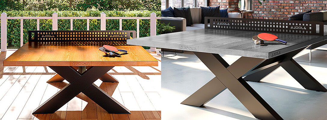 Outdoor Tischtennisplatte und Konferenztisch Work and Play X-Table