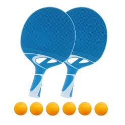 Cornilleau Tischtennisschläger-Outdoor Set "Tacteo 30" 6x Orange, Edition 2022