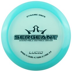 Dynamic Discs Seargeant, Lucid, Distance Driver, 11/4/0/2.5
