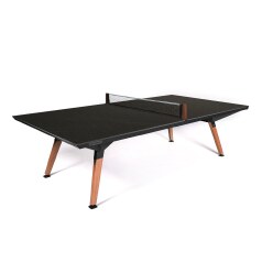 Cornilleau Tischtennisplatte Origin Outdoor "Play-Style" Black Frame, Darkstone, ohne Linie, Turniergröße