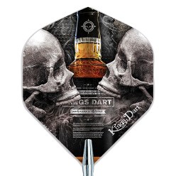 Kings Dart Dart Flight "Skull'n'Whisky"