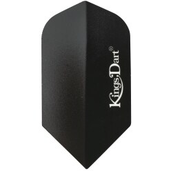 Kings Dart Flights "Uni" Schwarz, Full