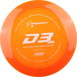 Prodigy D3-Max 400, Distance Driver, 12/6/-3/2